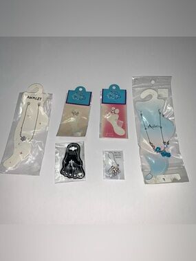TOE RINGS and ANKLET’S lot fashion jewelry NWT